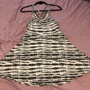 VS Pink Black, White, Gray Summer Dress